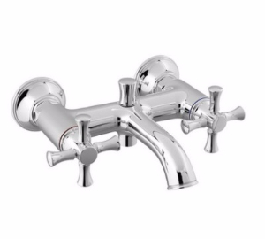 典雅掛墻式浴缸龍頭(十字把手)CF-0211